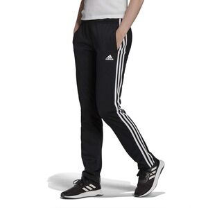 Adidas Black Joggers with White Accents